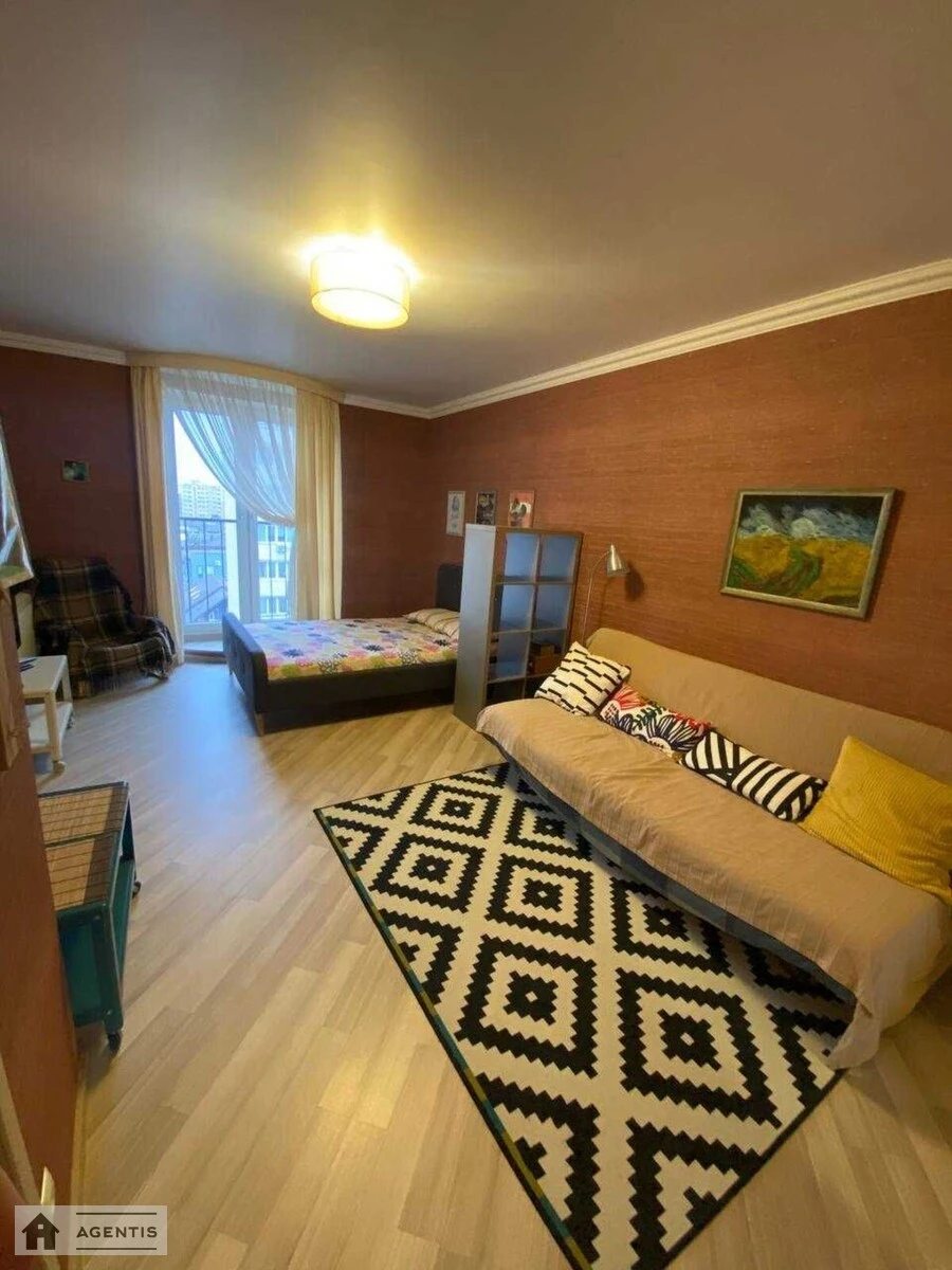 Apartment for rent. 1 room, 40 m², 8th floor/10 floors. 19, Lesi Ukrayinky , Sofiyivska Borshchahivka. 