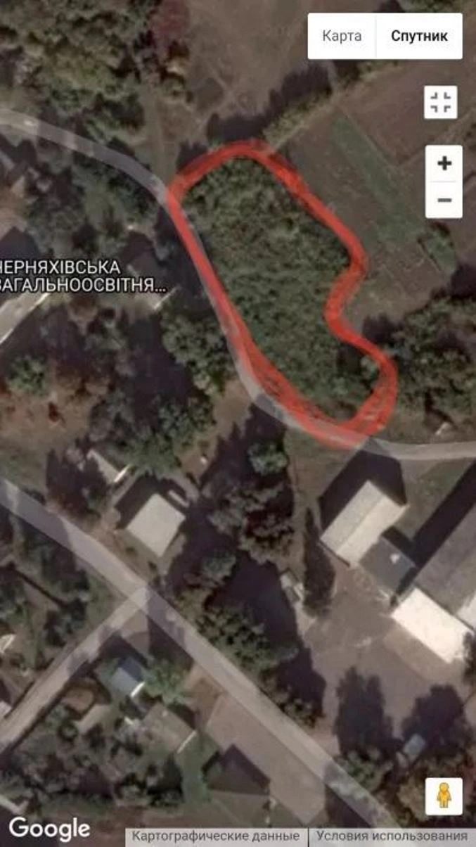 Land for sale for residential construction. Chernyakhiv. 