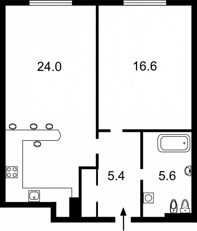 Продаж квартири. 1 room, 59 m², 10th floor/25 floors. 19, Пимоненка Миколи 19, Київ. 