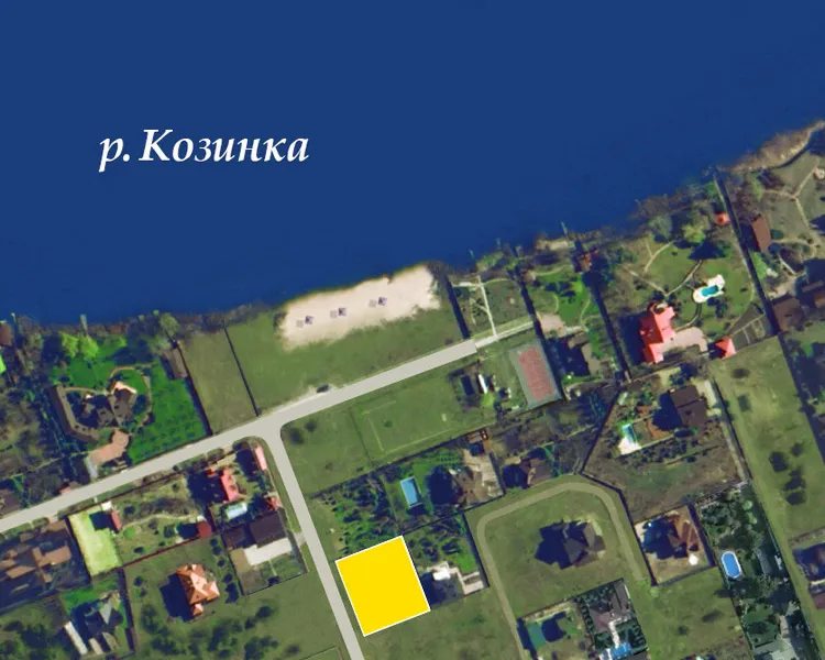 Land for sale for residential construction. Kozyn. 