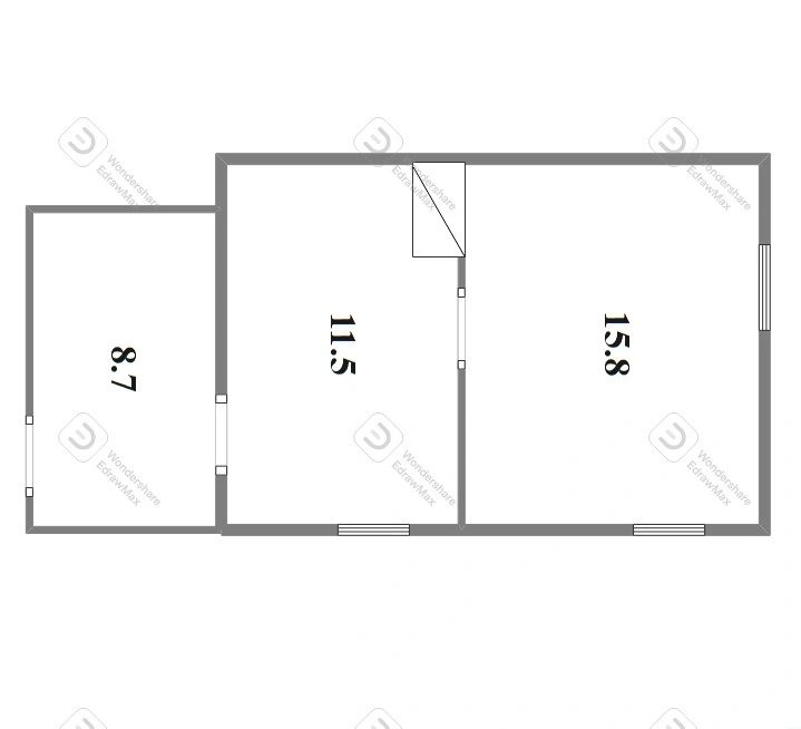 Продажа дуплекса. 1 room, 36 m². Житомир. 