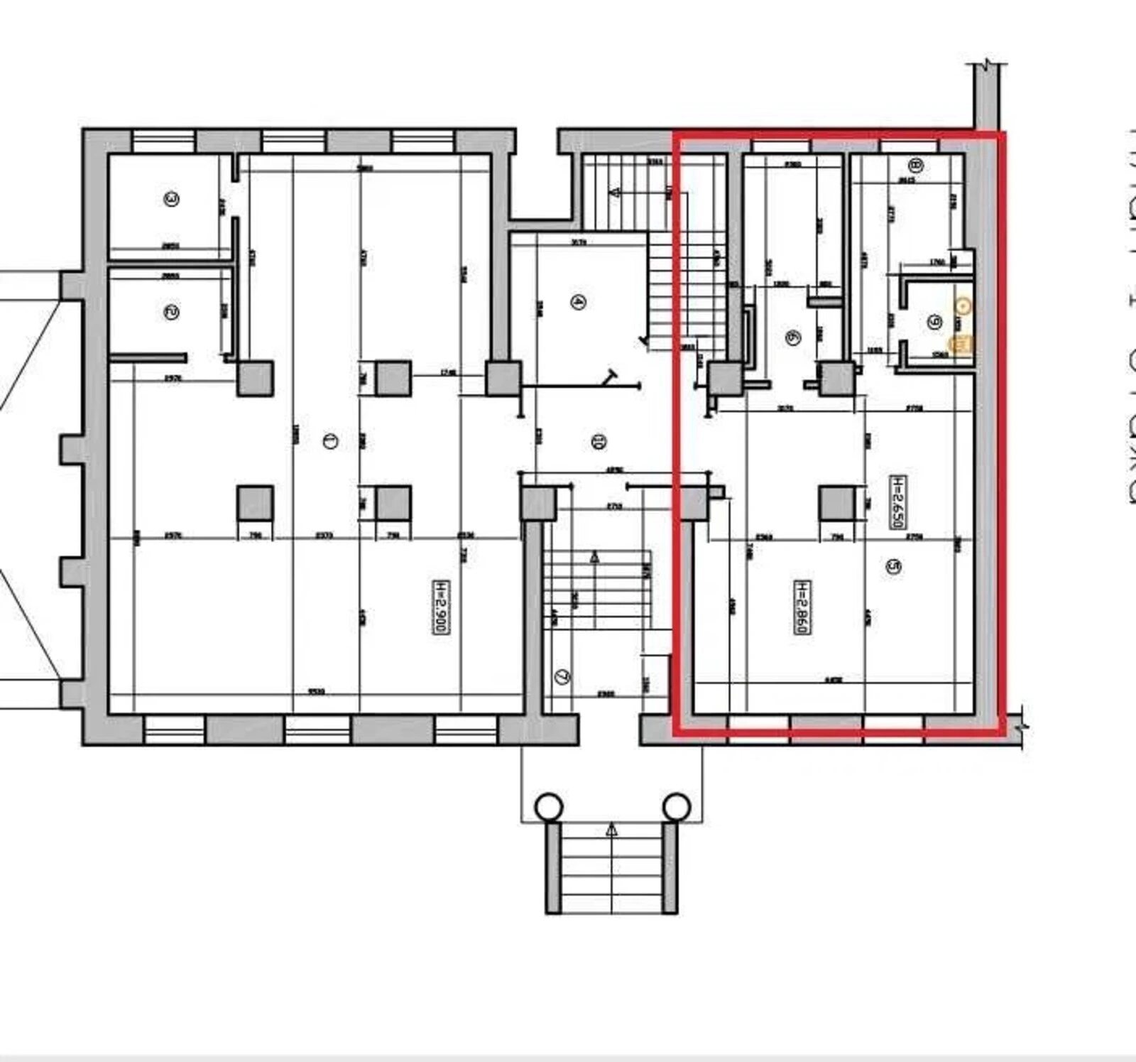 Commercial space for sale 85 m², 1st fl./5 floors. Lenyna ul., Dnipro. 