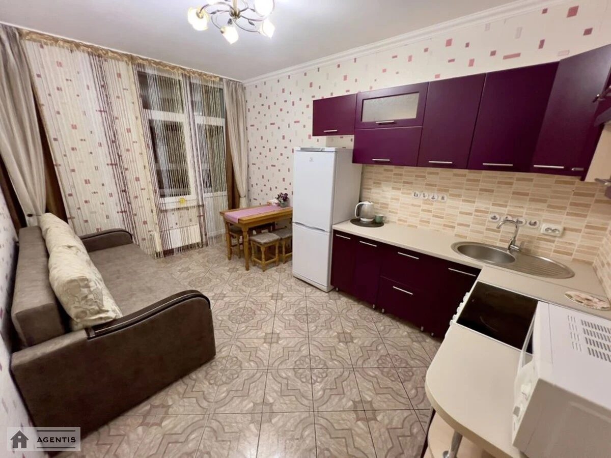 Apartment for rent 1 room, 49 m², 19th fl./24 floors. 32, Anny Akhmatovoyi vul., Kyiv. 