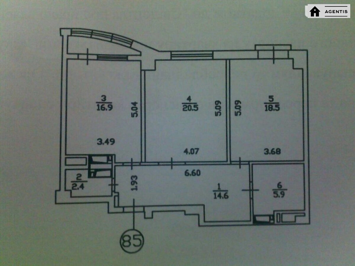 Сдам квартиру 2 комнаты, 80 m², 12 эт./17 этажей. 72, Антоновича вул. (Горького), Киев. 