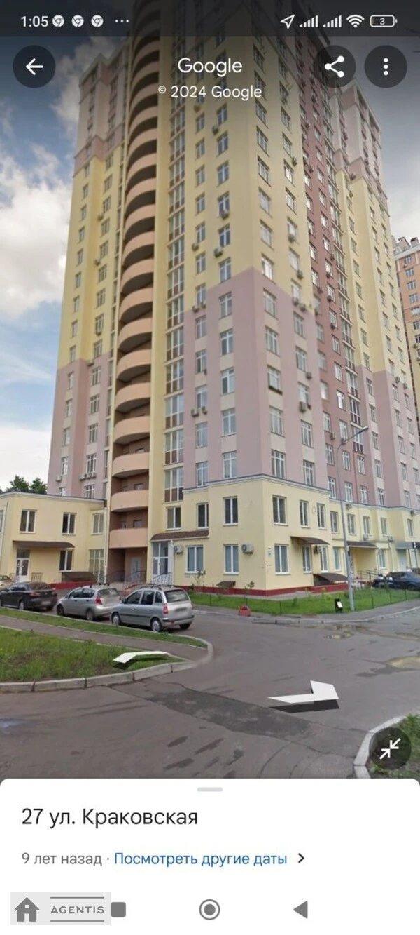 Здам квартиру 3 кімнати, 120 m², 22 пов./23 поверхи. 8, Гната Хоткевича вул. (Червоногвардійська), Київ. 