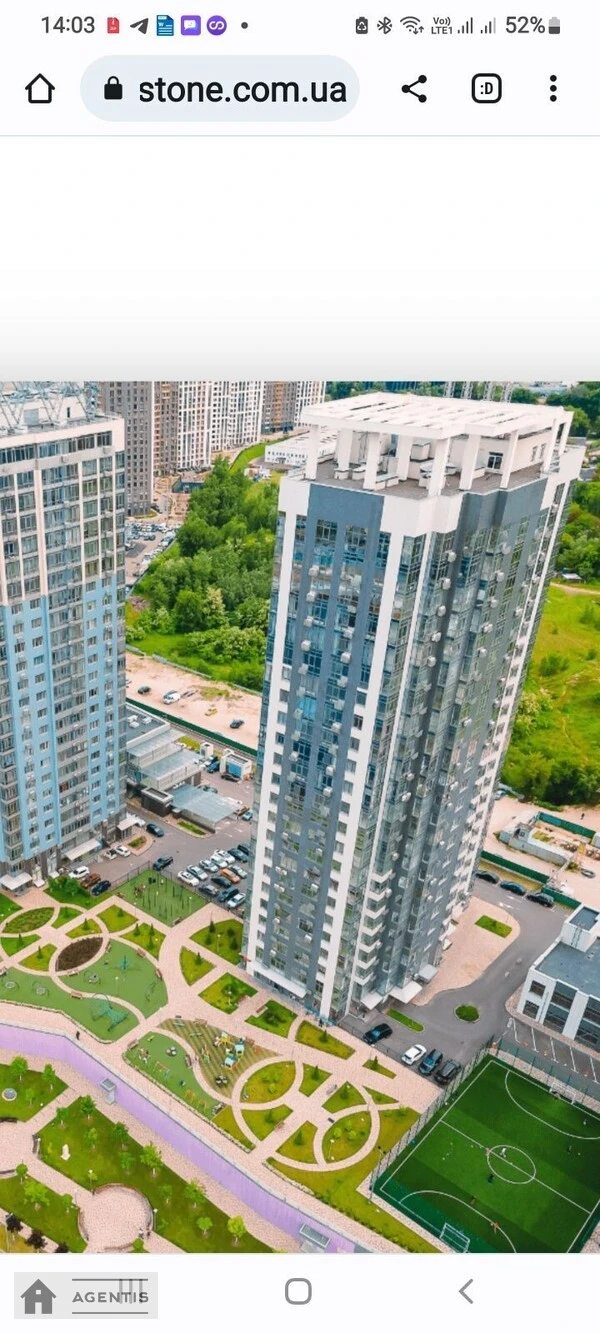 Здам квартиру 1 кімната, 57 m², 13 пов./13 поверхів. Трускавецька, Київ. 