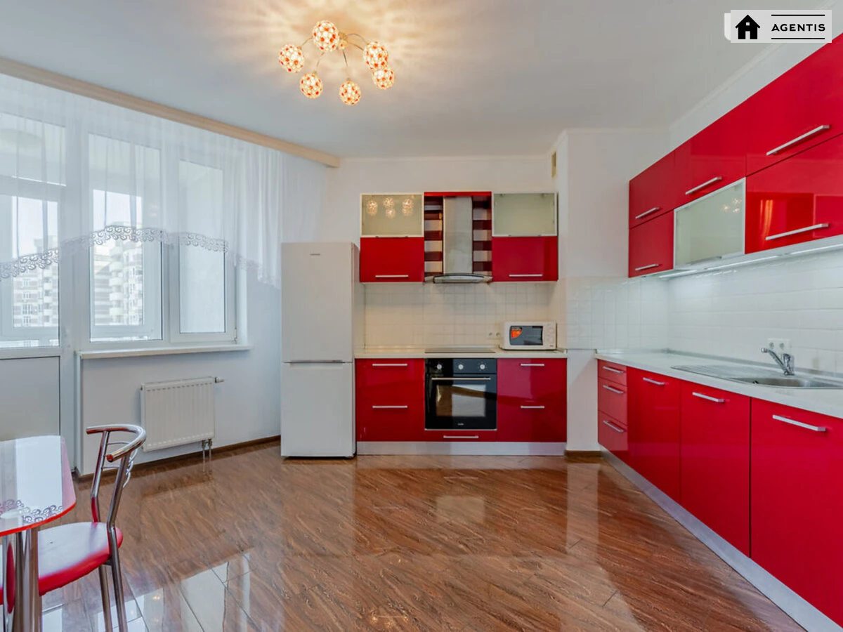 Сдам квартиру 1 комната, 50 m², 20 эт./25 этажей. 30, Анни Ахматової вул., Киев. 