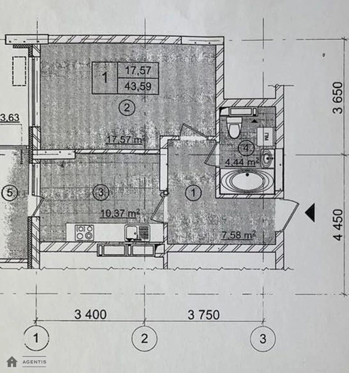 Здам квартиру 1 кімната, 44 m², 23 пов./23 поверхи. 8, Петра Калнишевського вул. (Михайла Майорова), Київ. 