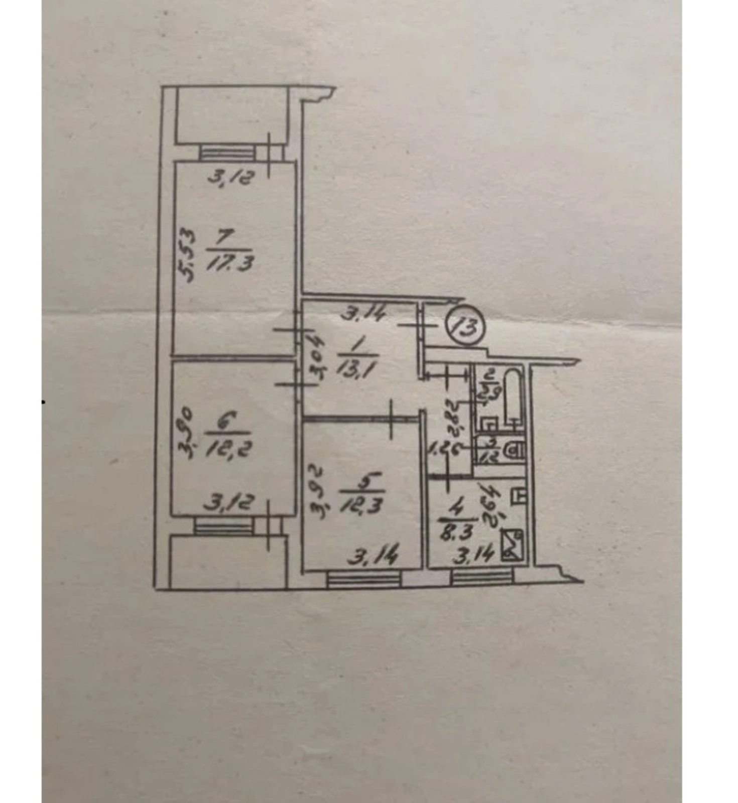 Продаж квартири 3 кімнати, 78 m², 4 пов./18 поверхів. 36, Академіка Заболотного вул., Київ. 