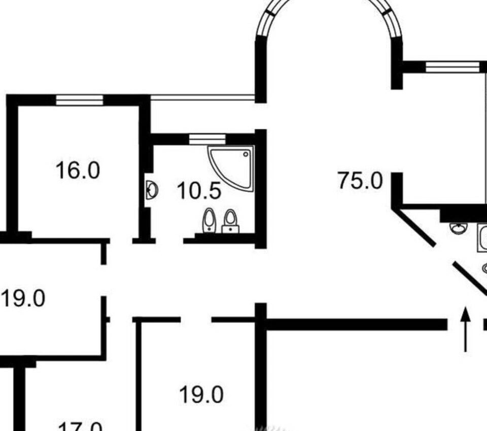 Здам квартиру 5 кімнат, 173 m², 23 пов./25 поверхів. 69, Дмитрівська 69, Київ. 