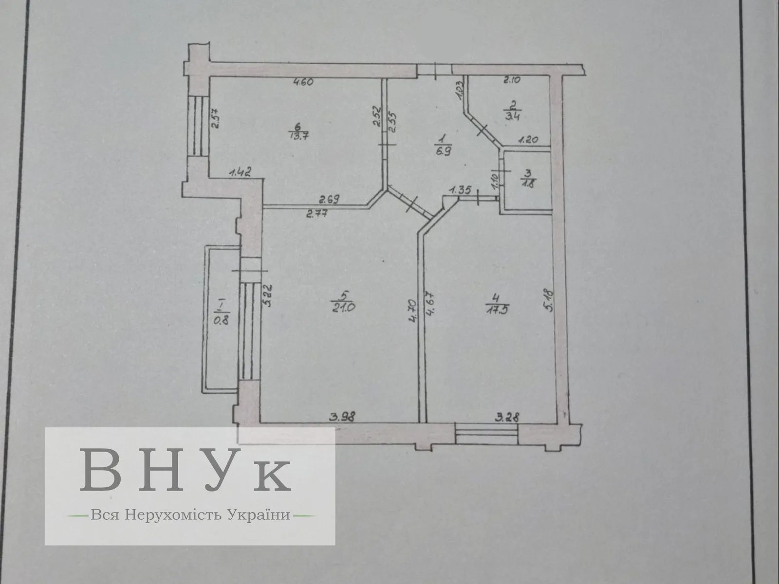 Продам затишну 2 кімнатну квартиру