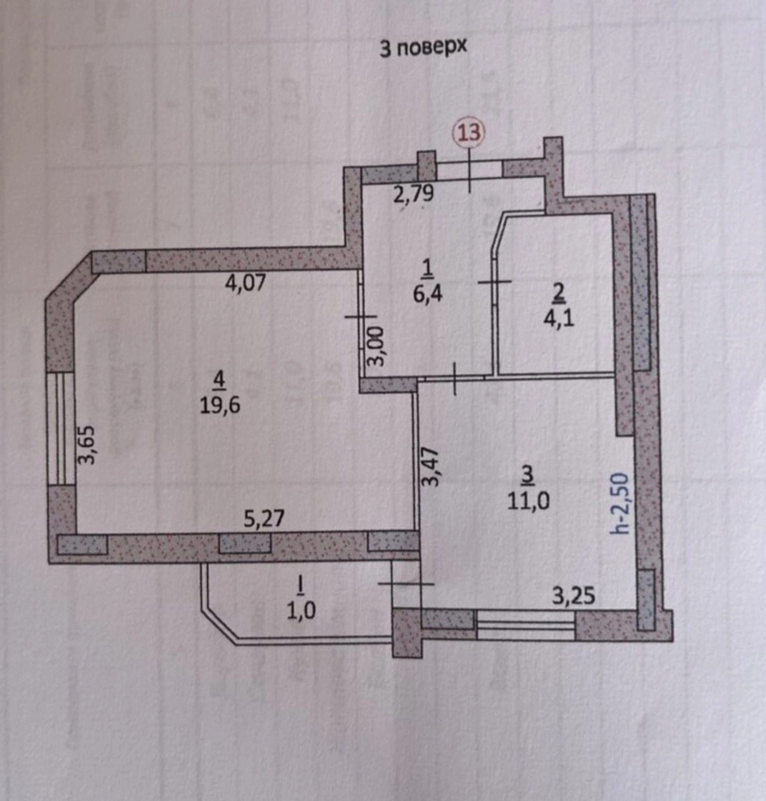 Apartment for rent 1 room, 42 m², 3rd fl./10 floors. 4, Troleybusna vul., Ternopil. 