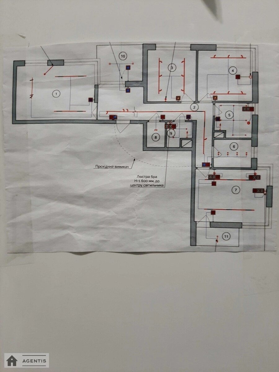 Сдам квартиру 4 комнаты, 110 m², 20 эт./25 этажей. Заречная, Киев. 