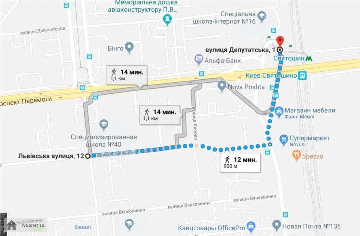 Сдам квартиру 1 комната, 30 m², 21 эт./24 этажа. 11, Львовская 11, Киев. 