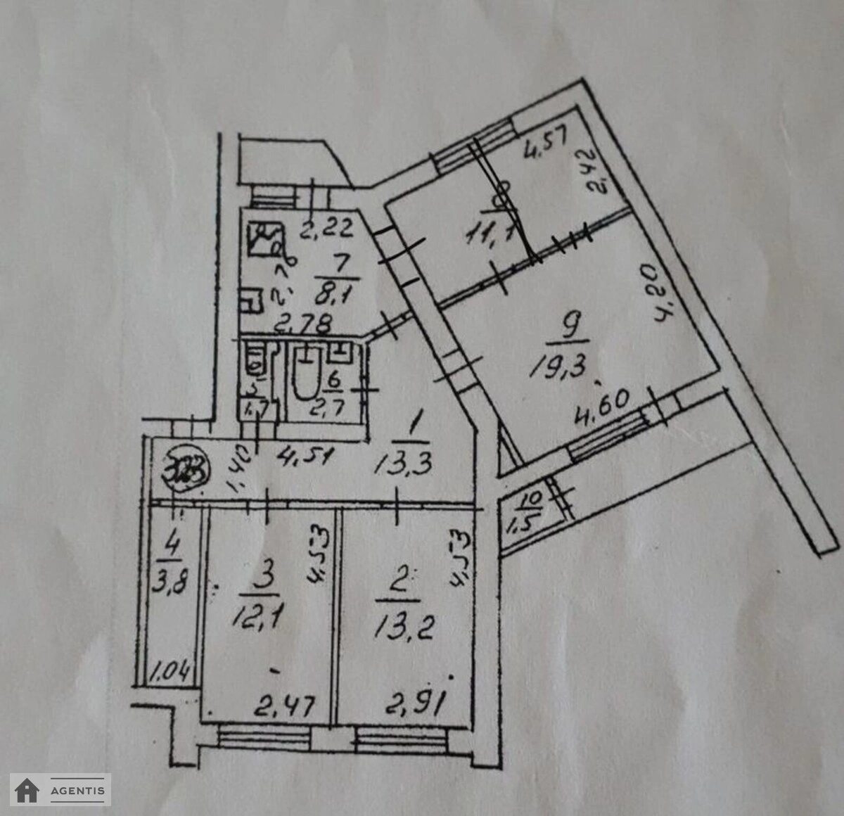 Здам квартиру 3 кімнати, 85 m², 9 пов./9 поверхів. 27, Прирічна 27, Київ. 