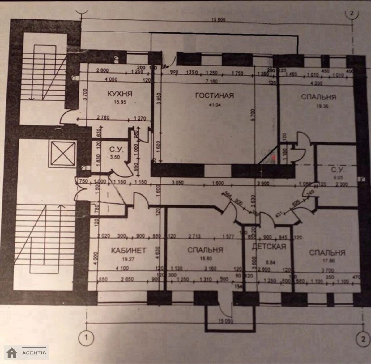 Apartment for rent 5 rooms, 195 m², 4th fl./6 floors. Yaroslaviv Val, Kyiv. 