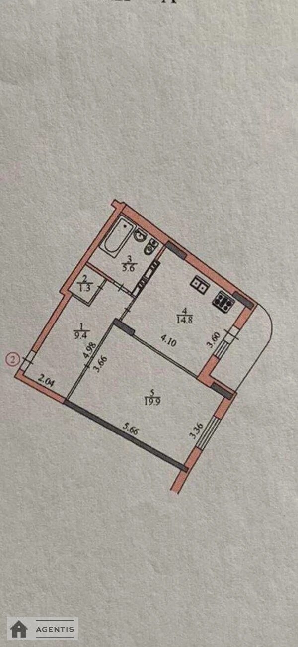 Здам квартиру 1 кімната, 60 m², 2 пов./21 поверх. Златоустівська вул., Київ. 