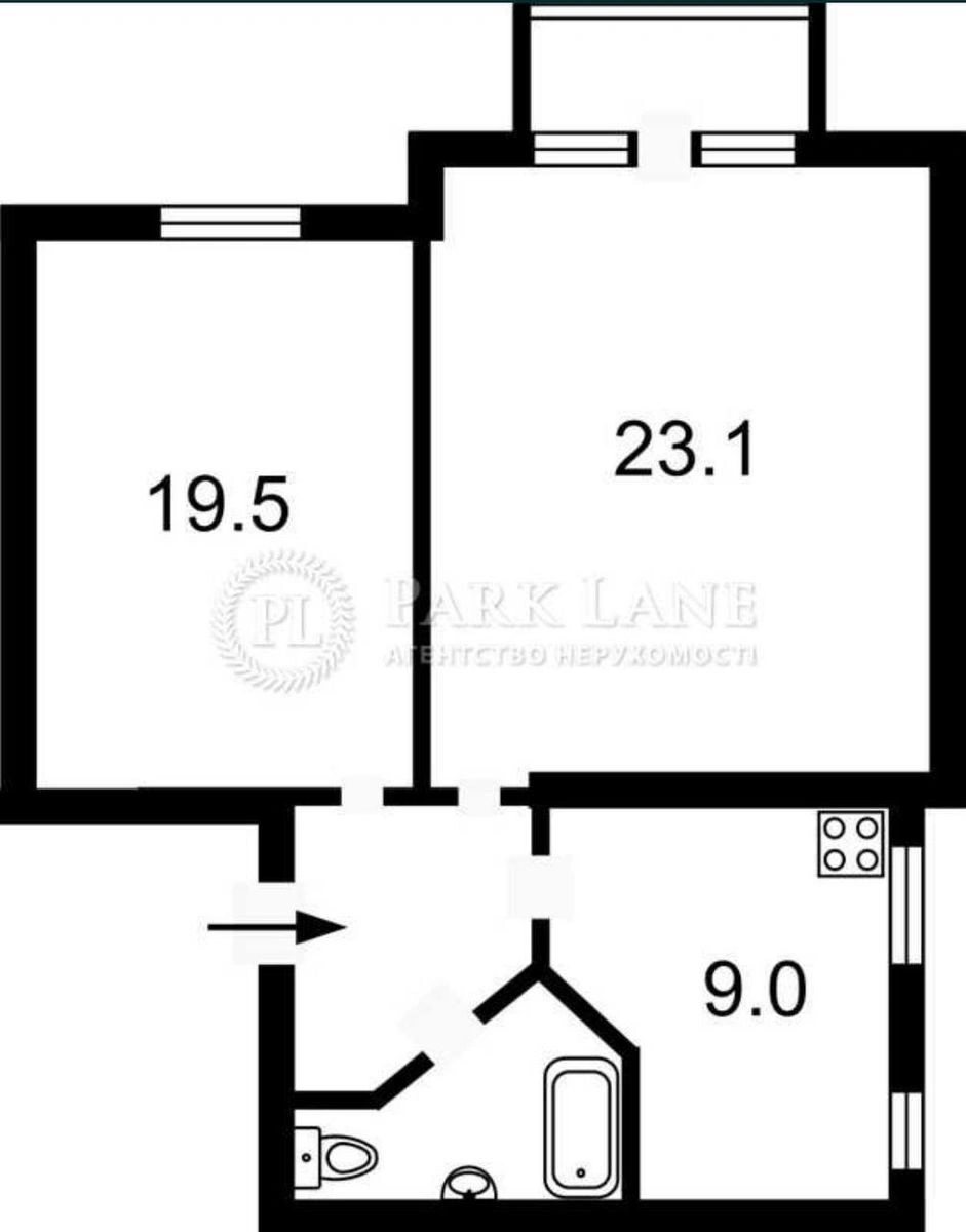 Сдам квартиру 2 комнаты, 65 m², 2 эт./5 этажей. 4, Митрофана Довнар-Запольського вул. (Запольського), Киев. 