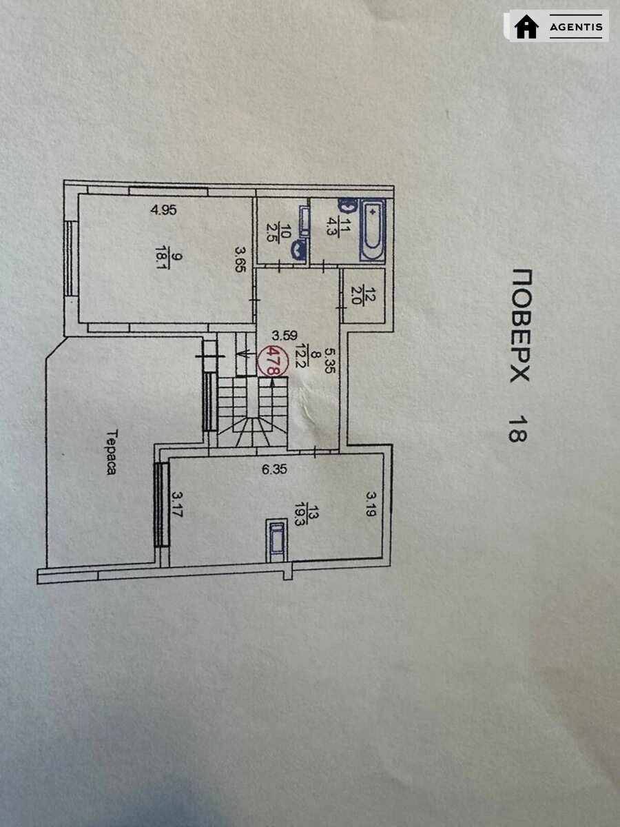 Здам квартиру 4 кімнати, 140 m², 17 пов./20 поверхів. 25, Золотоустівська 25, Київ. 