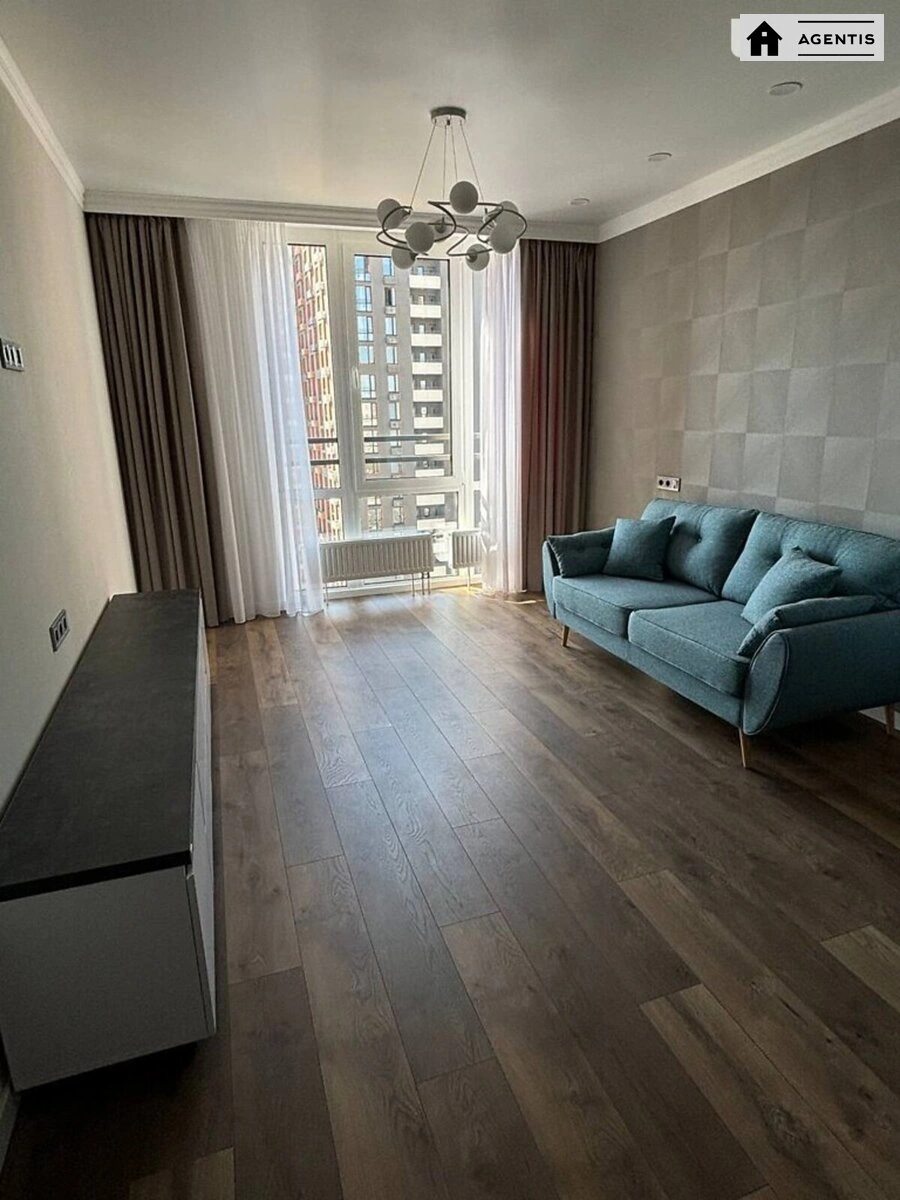 Apartment for rent 1 room, 47 m², 17th fl./25 floors. 18, Dniprovs'ka embankment 18, Kyiv. 