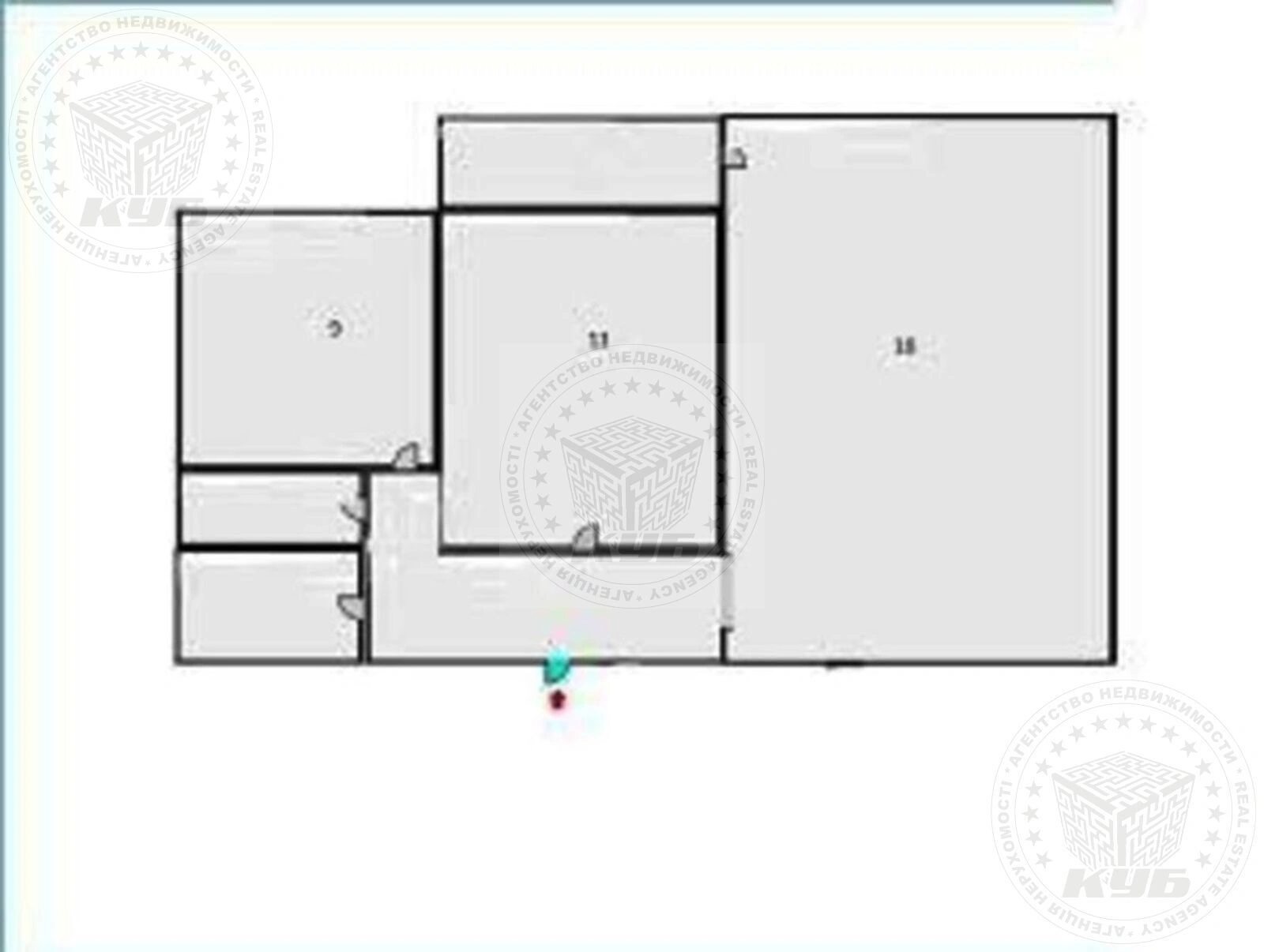 Продаж квартири 2 кімнати, 49 m², 3 пов./9 поверхів. 89, Михайла Котельникова вул., Київ. 