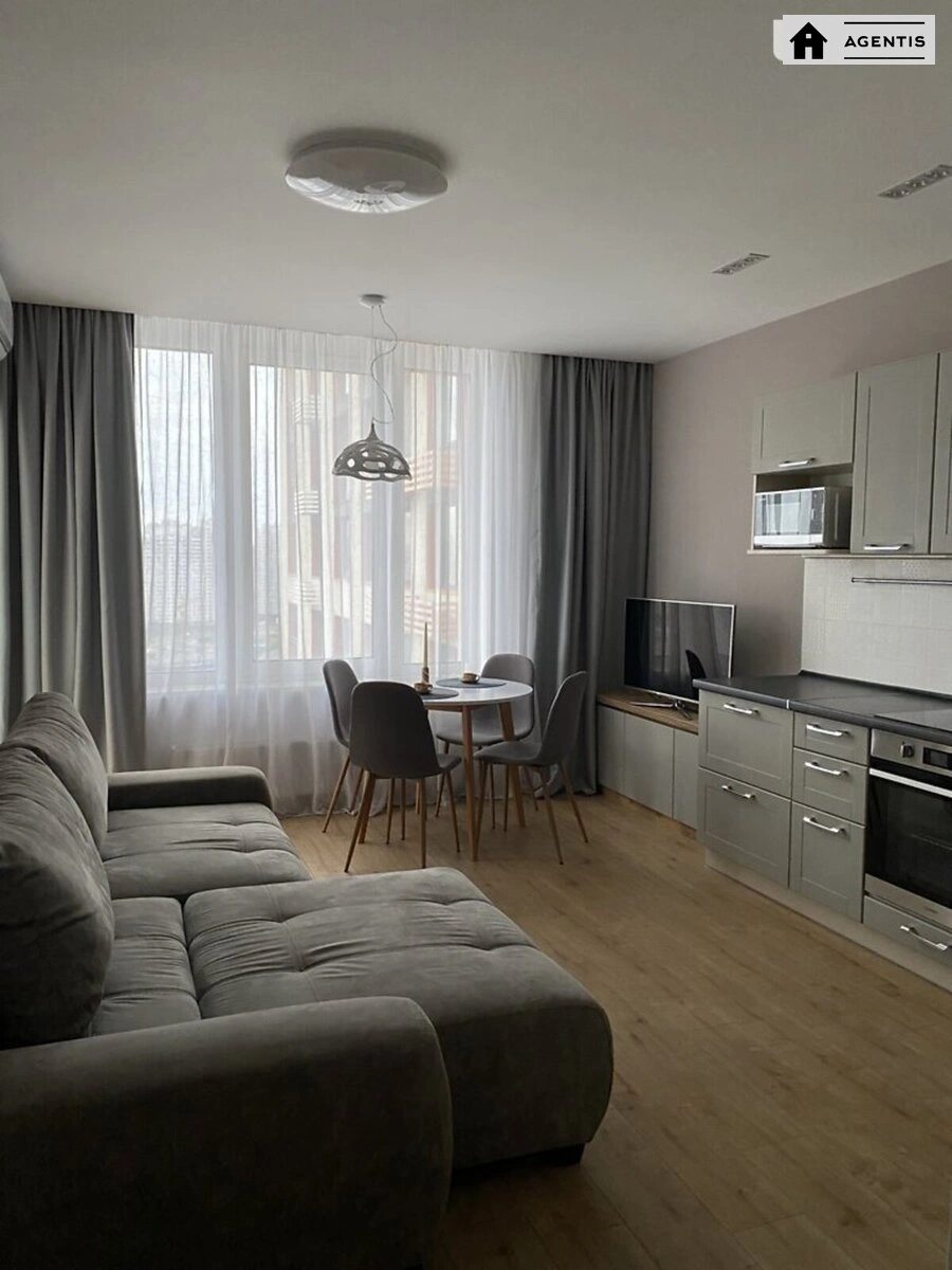 Apartment for rent 2 rooms, 65 m², 19th fl./25 floors. 16, Dniprovs'ka embankment 16, Kyiv. 