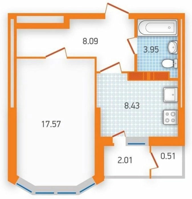 Apartments for sale. 1 room, 41 m², 14 floor/23 floors. 40, Boryspilska 40, Kyiv. 