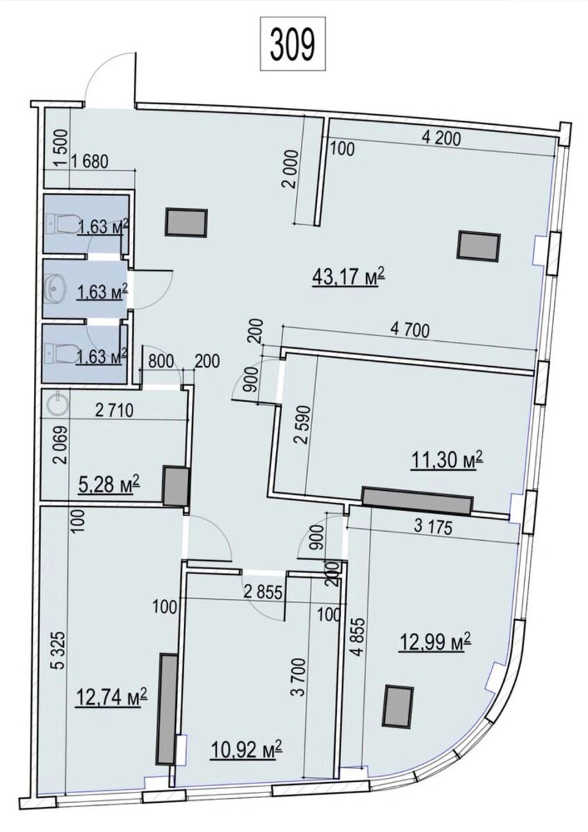 Продажа офиса 104 m², 3 эт./10 этажей. 75, Константинівська вул., Киев. 