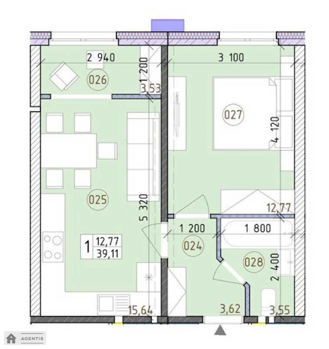 Сдам квартиру 1 комната, 39 m², 16 эт./21 этаж. Михайла Максимовича вул. (Онуфрія Трутенка), Киев. 