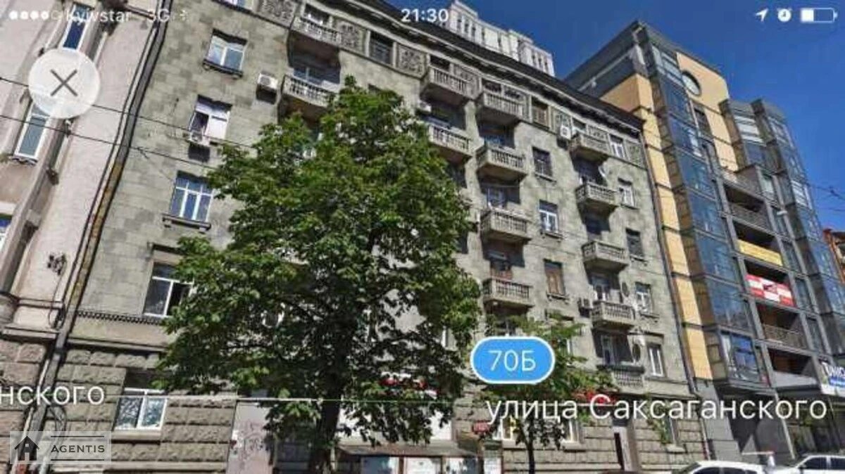 Сдам квартиру 2 комнаты, 65 m², 4 эт./6 этажей. 70, Саксаганского 70, Киев. 