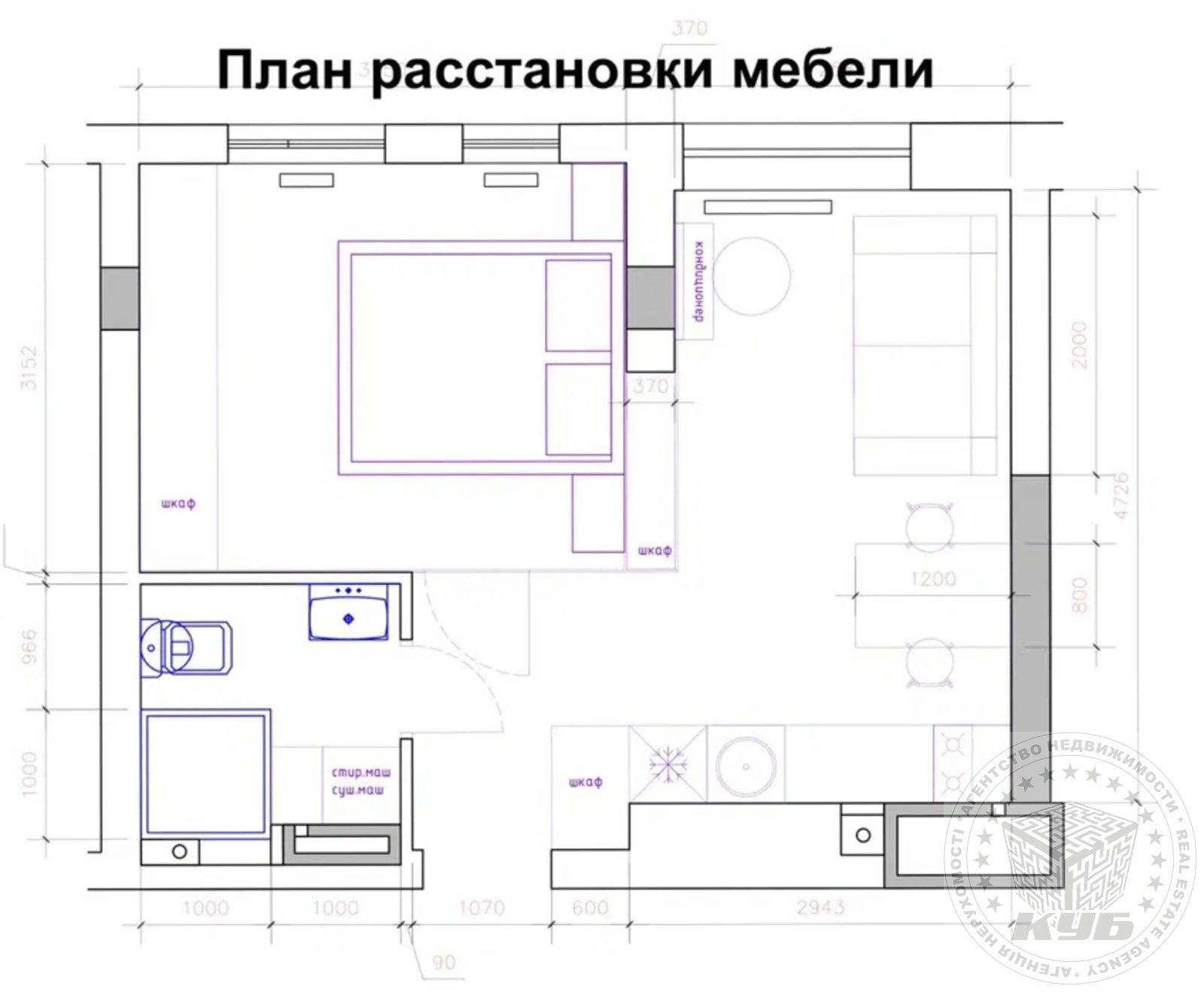 Apartments for sale 1 room, 30 m², 3rd fl./10 floors. 1, Kilceva 1, Kyiv. 