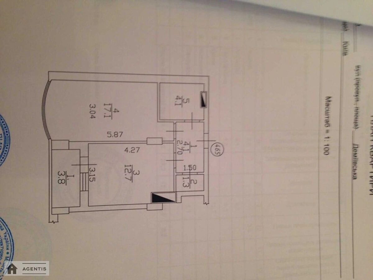 Здам квартиру 1 кімната, 42 m², 4 пов./20 поверхів. 13, Диміївська , Київ. 