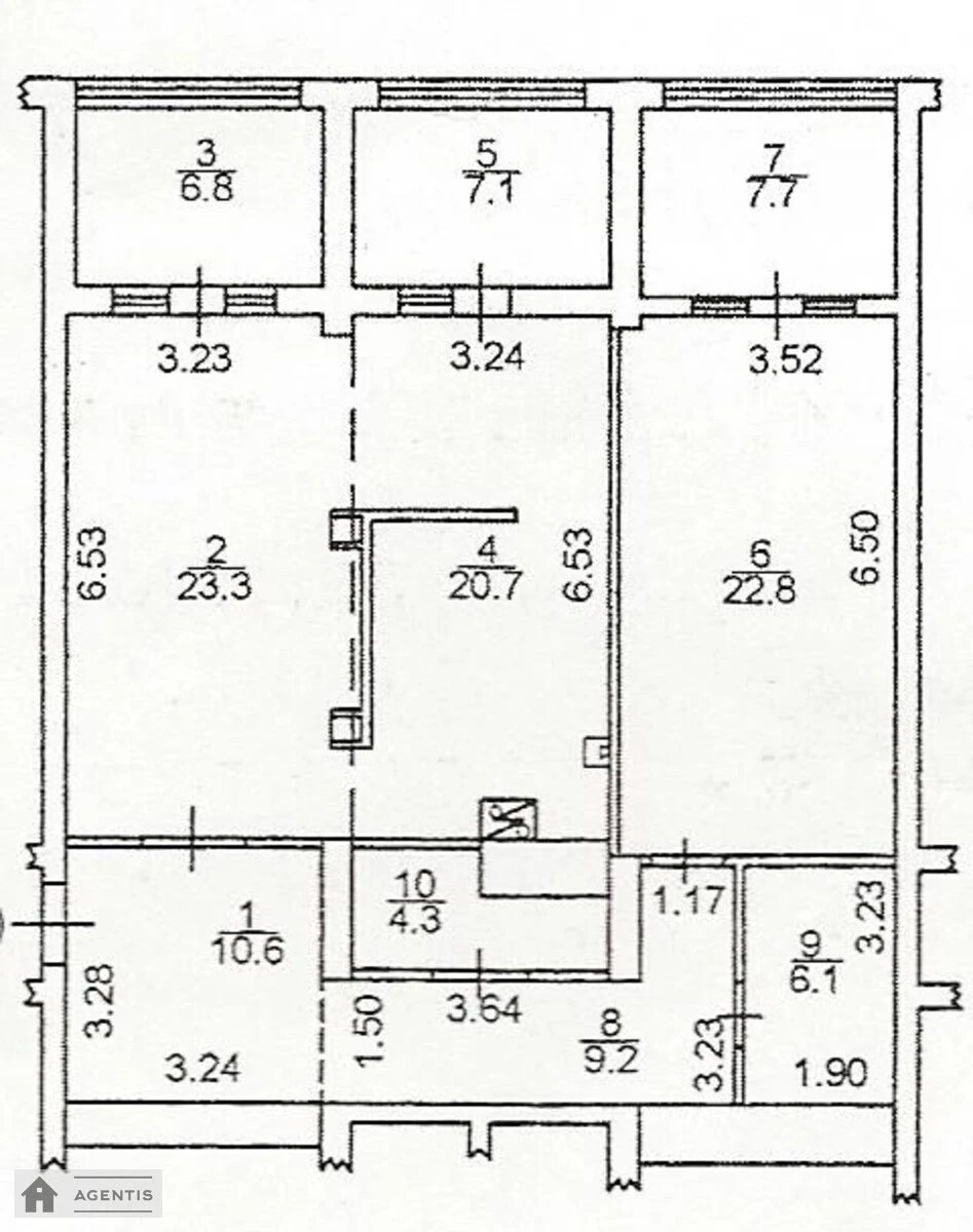 Сдам квартиру 2 комнаты, 119 m², 8 эт./24 этажа. 121, Саксаганского 121, Киев. 