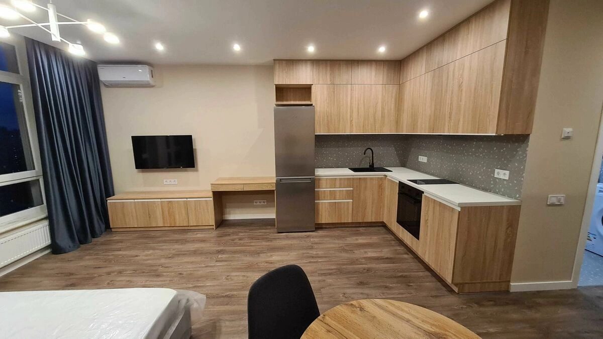 Сдам квартиру 1 комната, 33 m², 21 эт./25 этажей. 7, Олени Пчілки вул., Киев. 