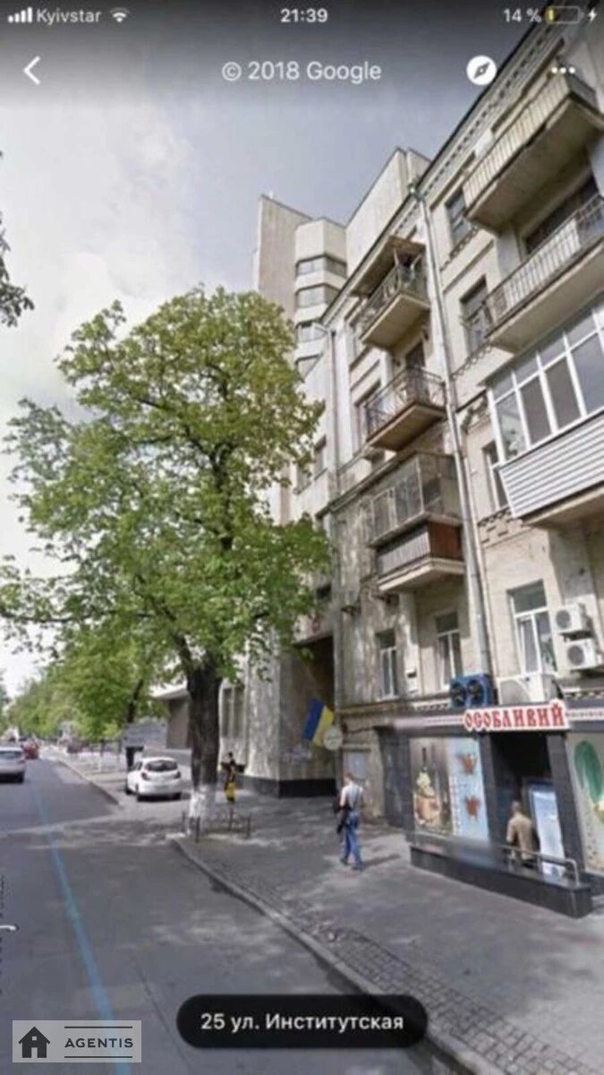 Сдам квартиру 2 комнаты, 56 m², 3 эт./4 этажа. 25, Институтская 25, Киев. 