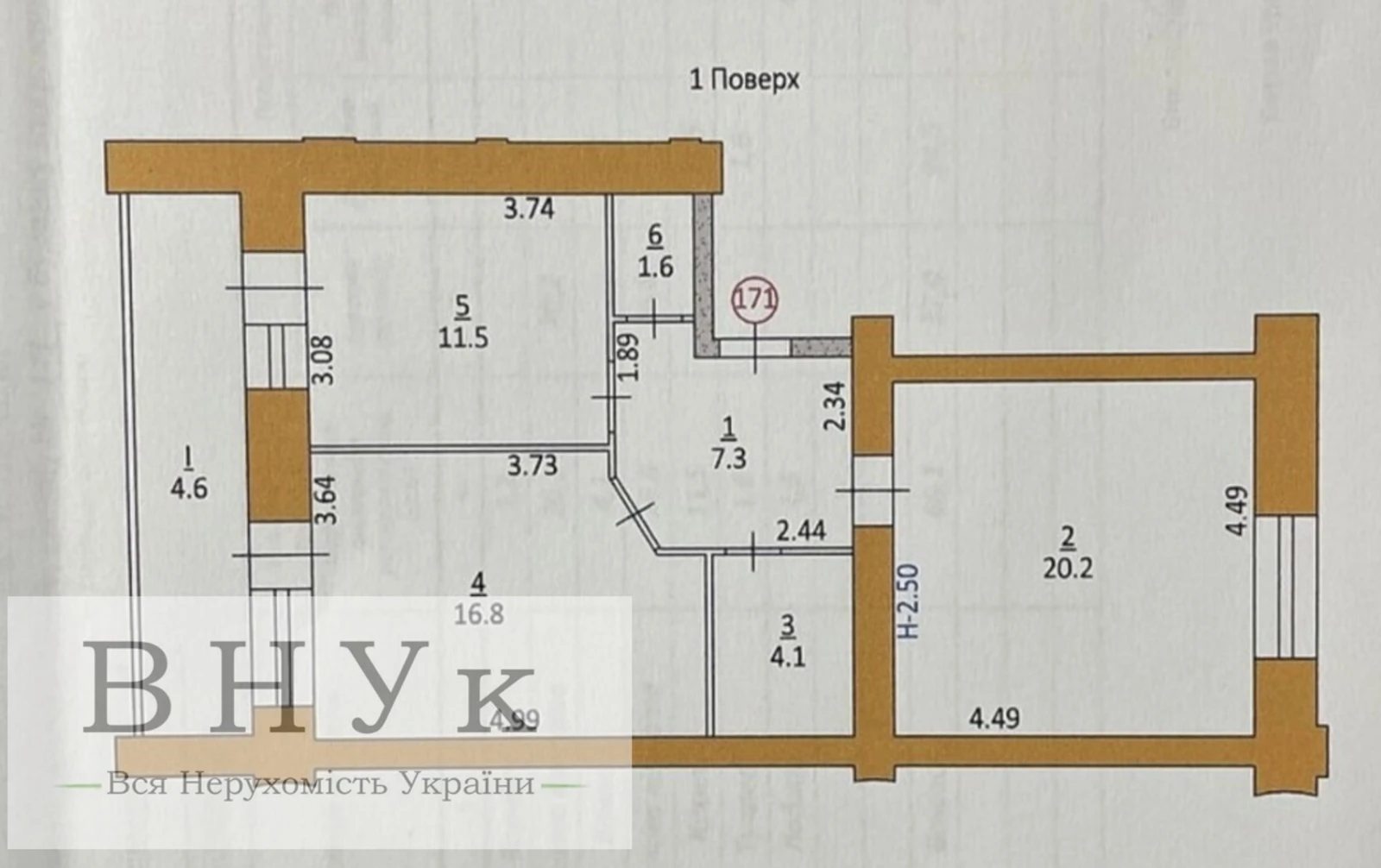 Apartments for sale 2 rooms, 661 m², 1st fl./10 floors. Tarnavskoho Henerala vul., Ternopil. 