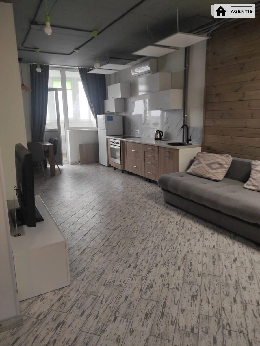 Сдам квартиру 1 комната, 44 m², 19 эт./19 этажей. 1, Авіаконструктора Ігоря Сікорського вул., Киев. 