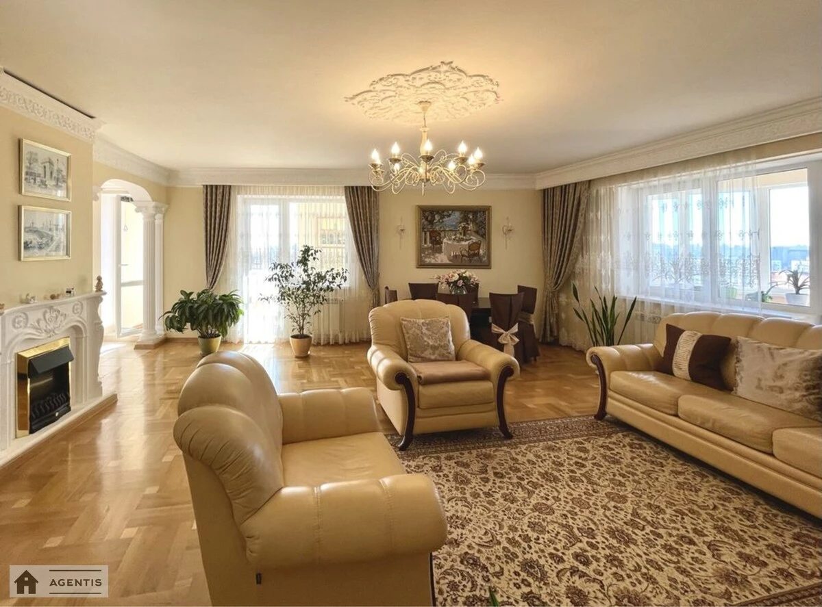 Apartment for rent 3 rooms, 126 m², 23rd fl./26 floors. 12, Sribnokilska 12, Kyiv. 