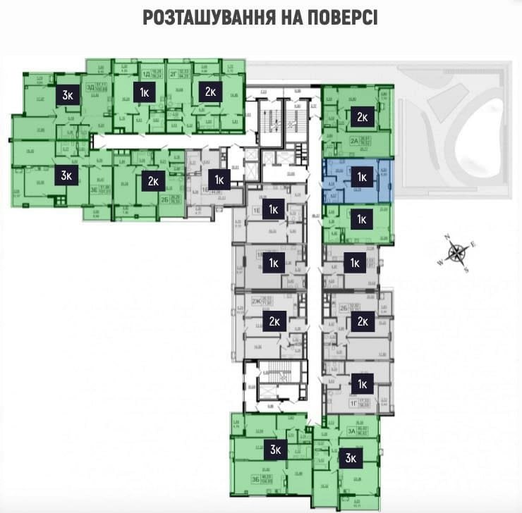Продажа квартиры. 1 room, 47 m², 7th floor/7 floors. Новикова-Прибоя, Киев. 