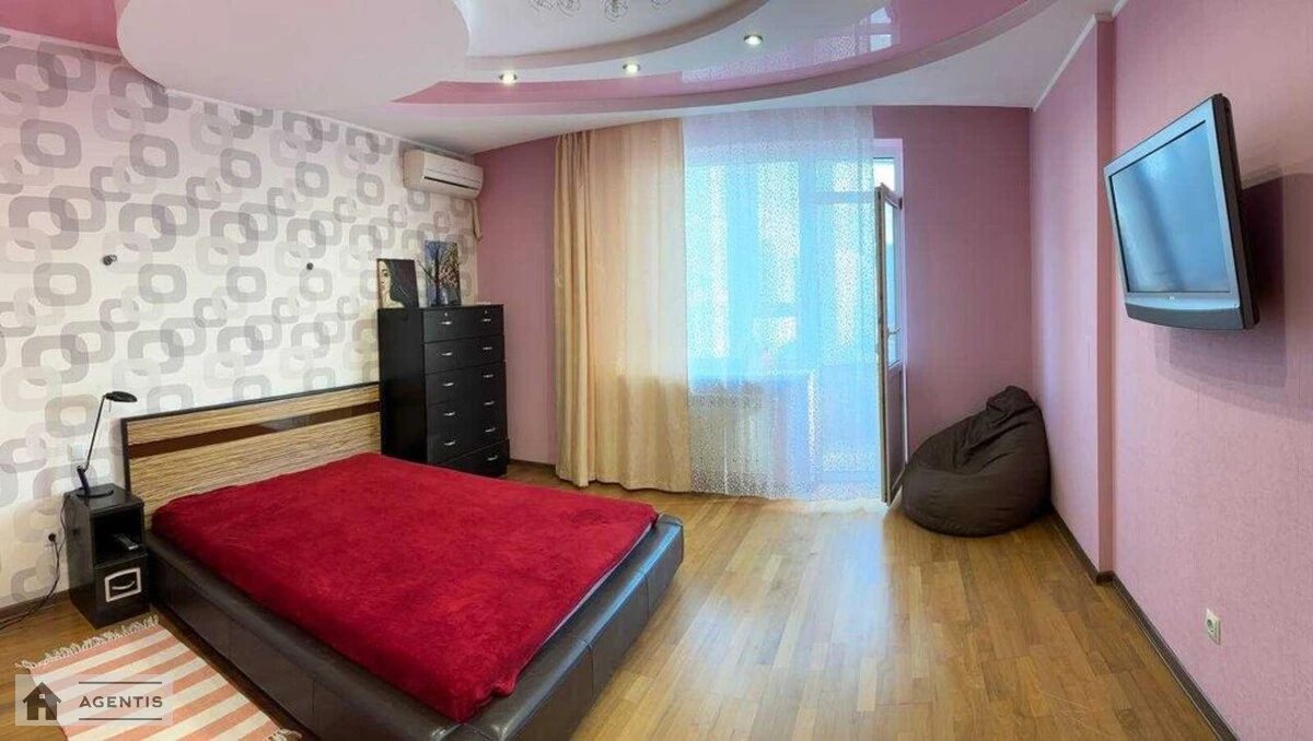 Apartment for rent 4 rooms, 140 m², 12th fl./25 floors. 25, Dniprovs'ka embankment 25, Kyiv. 