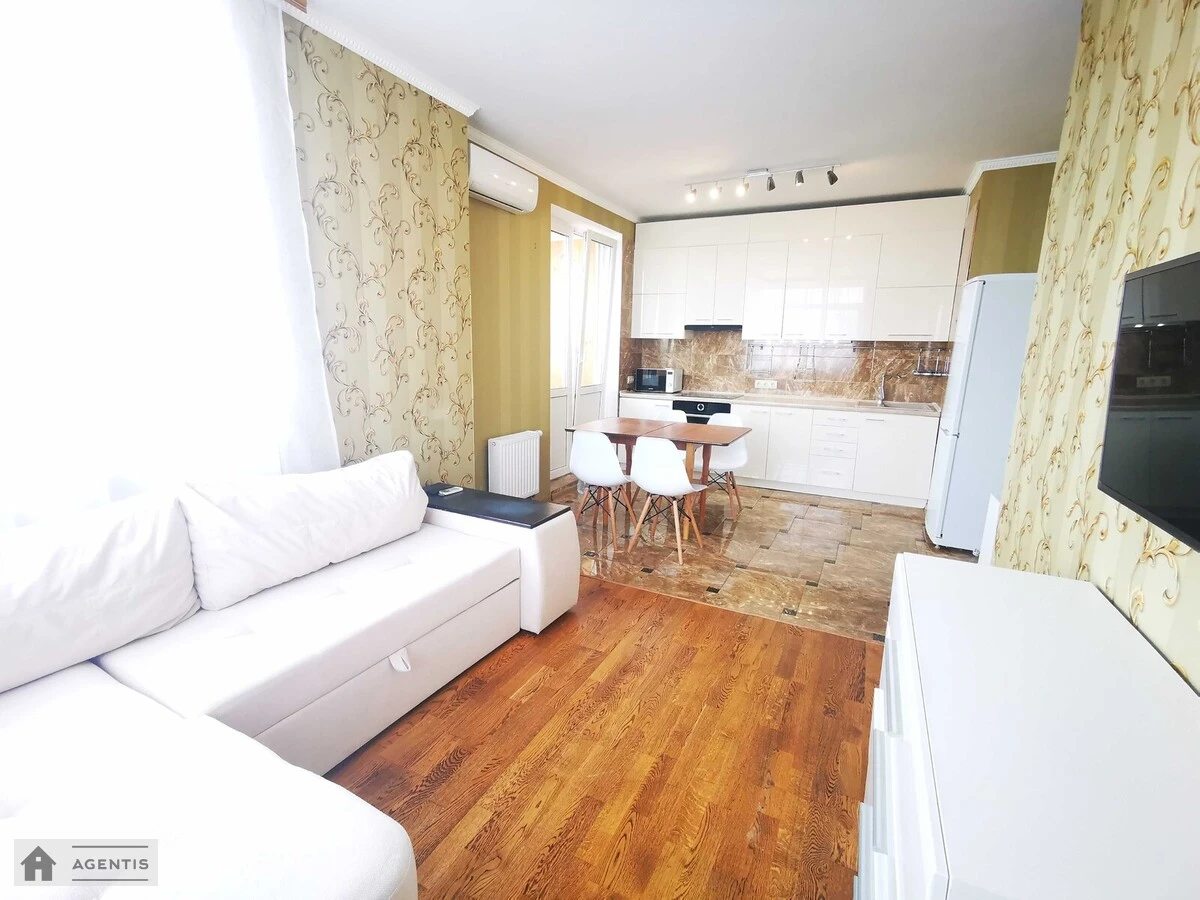 Apartment for rent 1 room, 46 m², 19th fl./24 floors. 3, Feodosiyska 3, Kyiv. 