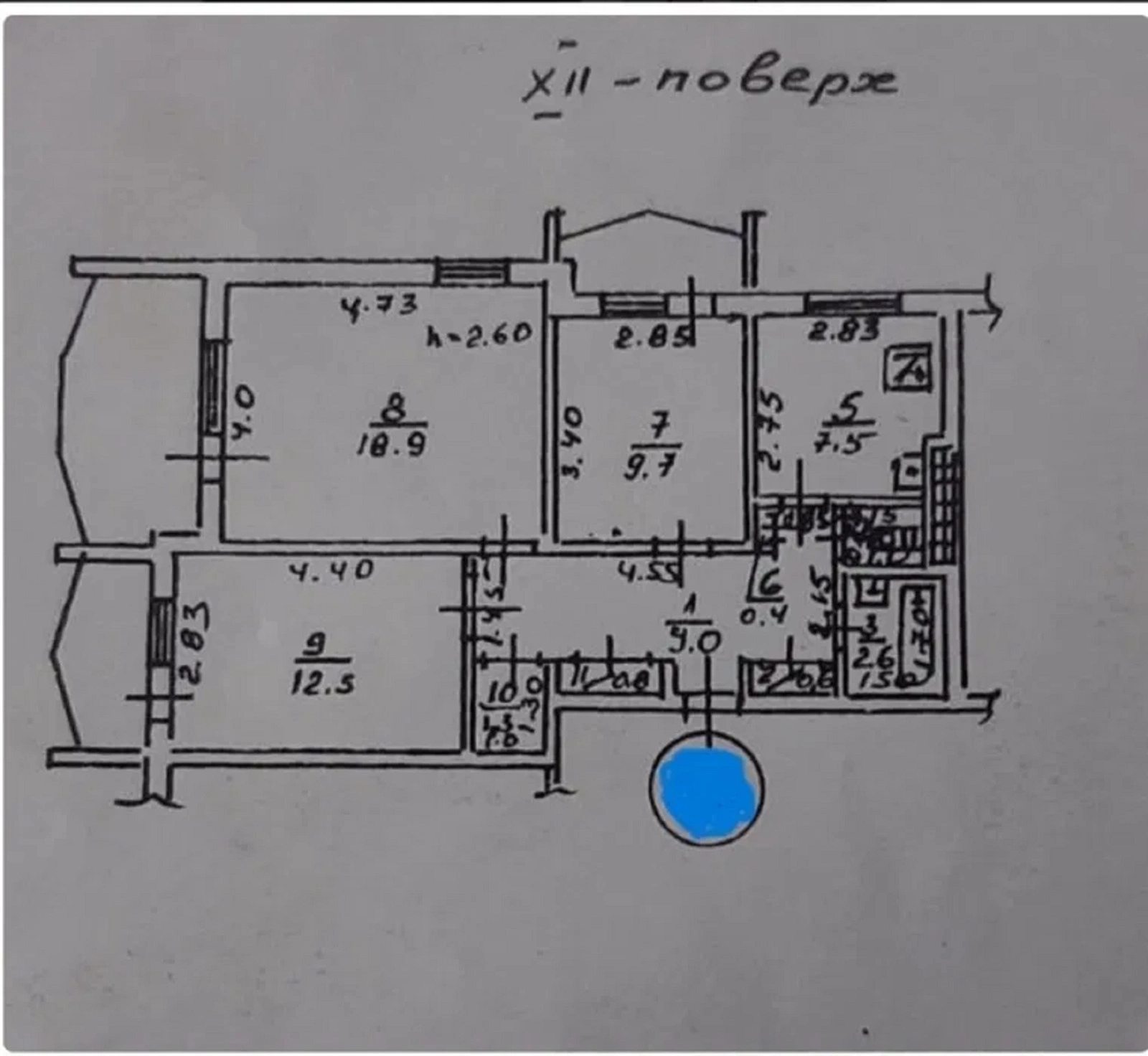 Продаж квартири 3 кімнати, 70 m², 11 пов./12 поверхів. 47, Ильфа и Петрова , Одеса. 