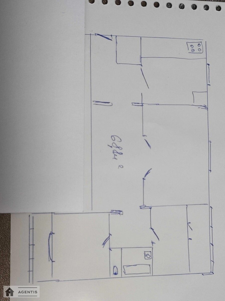 Сдам квартиру 3 комнаты, 68 m², 8 эт./10 этажей. 8, Тетянинська вул. (Леваневського), Киев. 