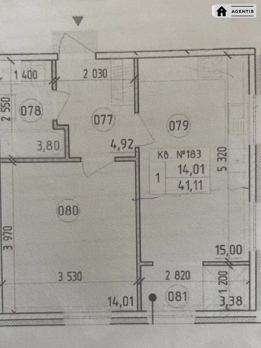 Здам квартиру 1 кімната, 41 m², 18 пов./21 поверх. 24, Михайла Максимовича вул. (Онуфрія Трутенка), Київ. 