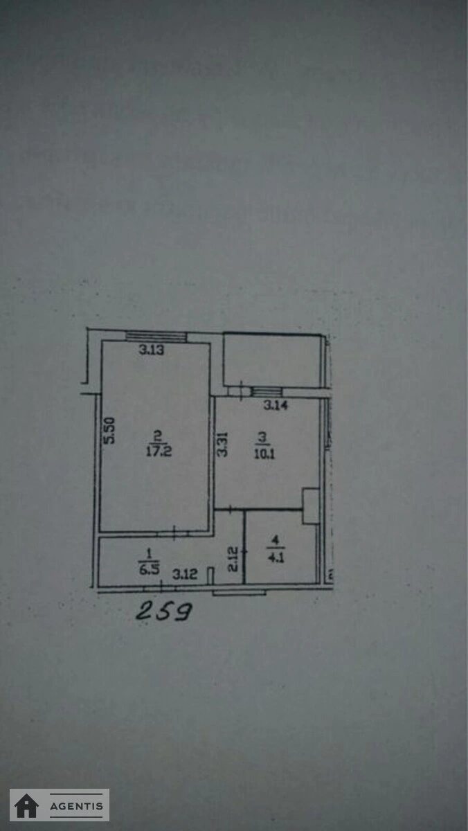 Сдам квартиру 1 комната, 35 m², 6 эт./16 этажей. 19, Сосницкая 19, Киев. 