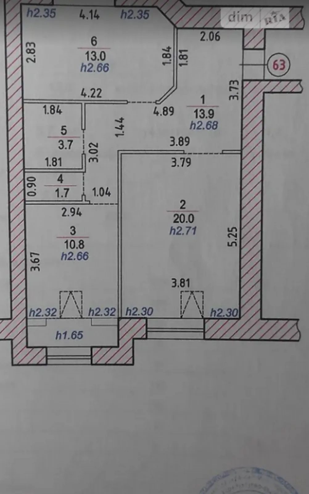 Продаж 2к квартири 63.1 кв. м на вул. Енергетична