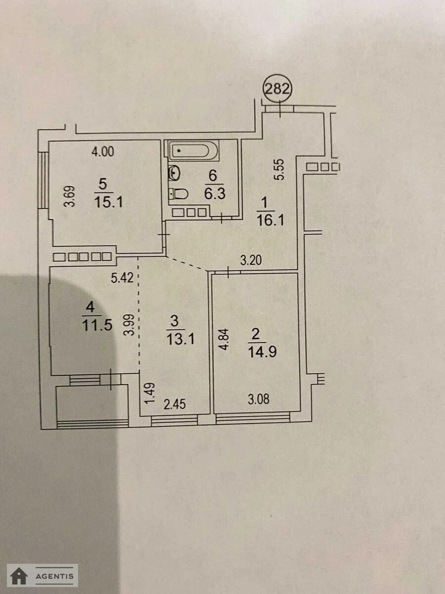 Сдам квартиру 2 комнаты, 80 m², 19 эт./36 этажей. 5, Берестейський просп. (Перемоги), Киев. 