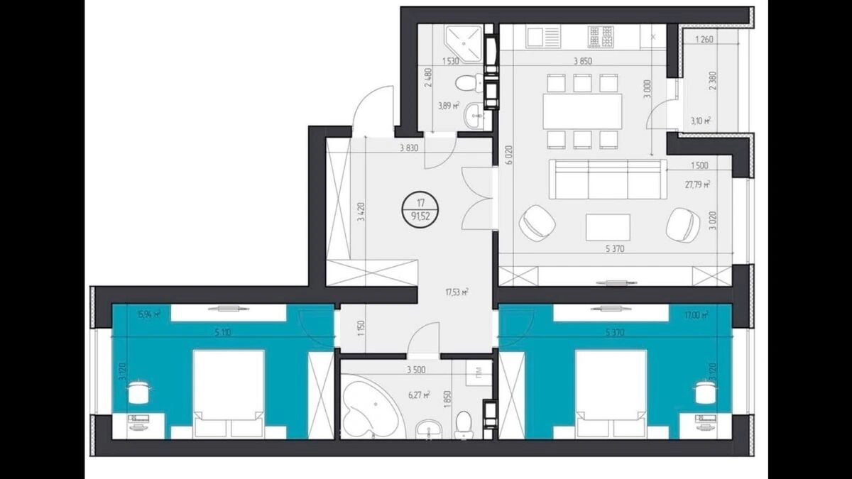 Продаж квартири 3 кімнати, 93 m², 9 пов./10 поверхів. Фортечний (кіровський), Кропивницький. 