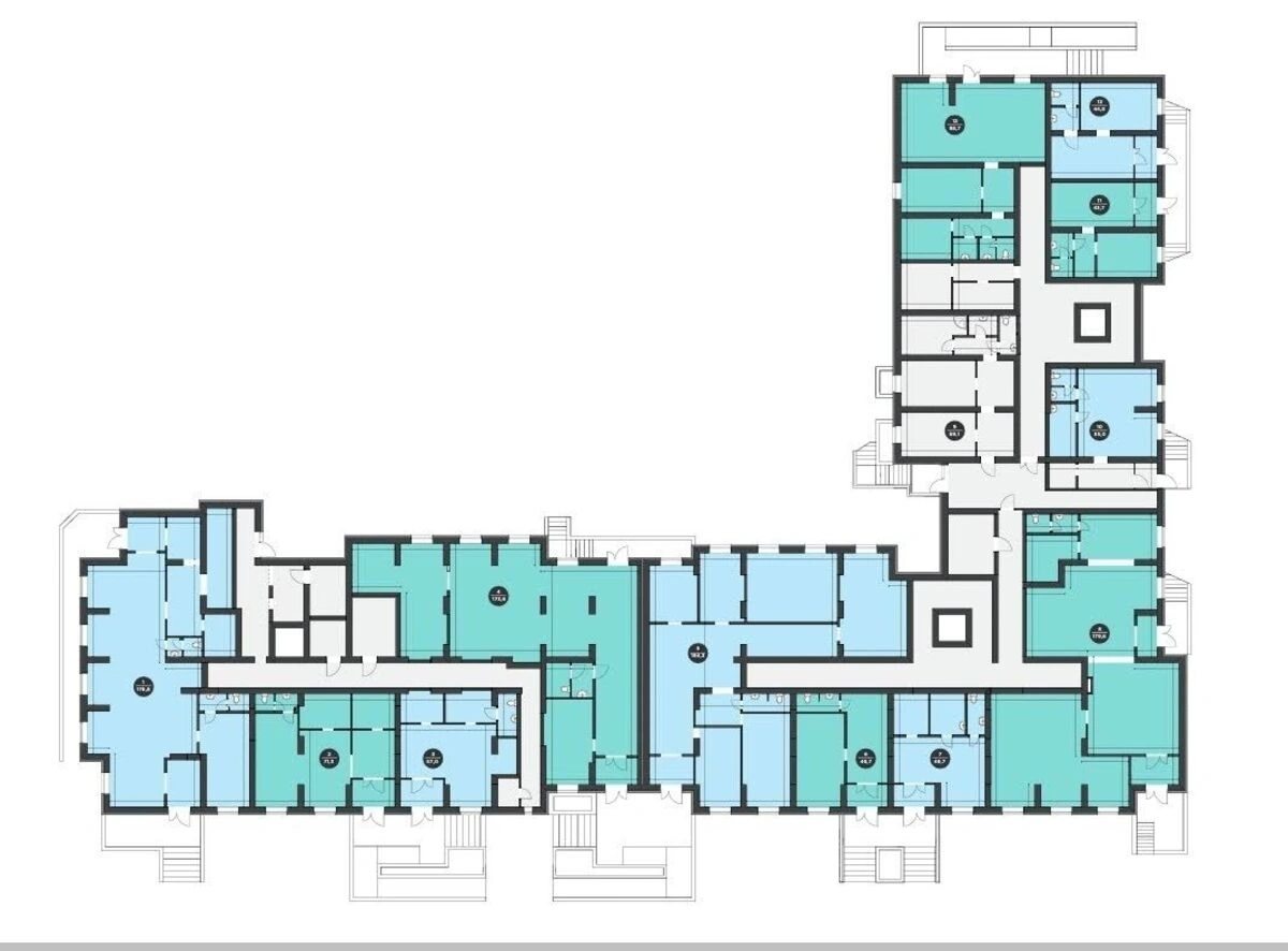 Продаж квартири 3 кімнати, 93 m², 9 пов./10 поверхів. Фортечний (кіровський), Кропивницький. 