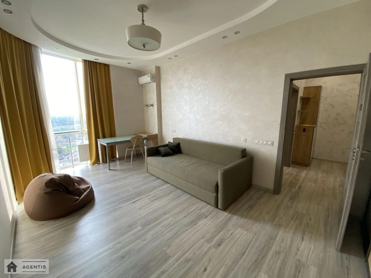 Apartment for rent 1 room, 50 m², 16th fl./23 floors. 2, Andriya Verkhohlyada vul. Mykhayla Drahomirova, Kyiv. 